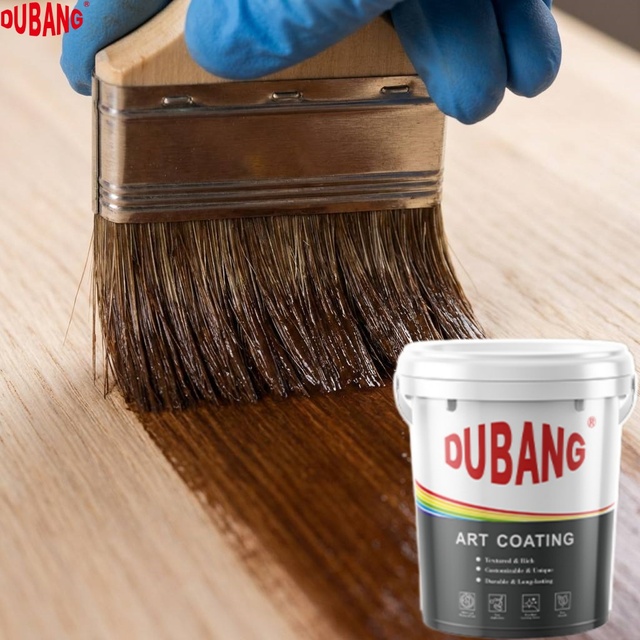 Environmental Friendly Transparent Acrylic Double Component Flat for Wood Varnish Paint for Furniture Brush Application