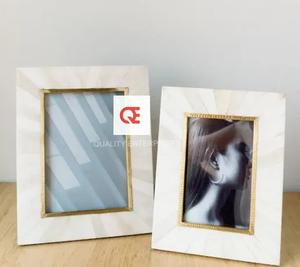 Cadre photo en os et en corne de qualité supérieure, cadre photo en os incrusté fait à la main pour des moments inoubliables - Product Image 3