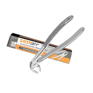 Fig 37 Pince d'extraction de motifs anglais pour enfants pour incisives supérieures et canines en acier inoxydable allemand de qualité chirurgicale - Product Image 6