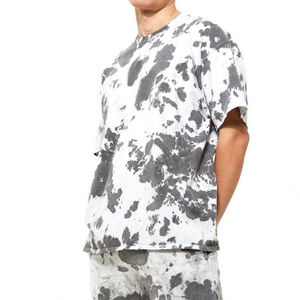 Ensemble t-shirt et short d'été délavés à l'acide pour hommes, vêtements confortables à séchage rapide, respirants, service OEM, nouveauté - Product Image 4