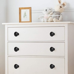 Bouton noir pour armoires tiroirs et armoires bouton de créateur minimaliste élégant pour la décoration de meubles de cuisine ou de bureau à la maison - Product Image 5