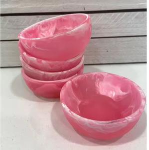 Assiettes en résine fantaisie bol de service avec cuillères forme ronde bol à salade fantaisie de table meilleure vente en gros bol à soupe Oden - Product Image 3