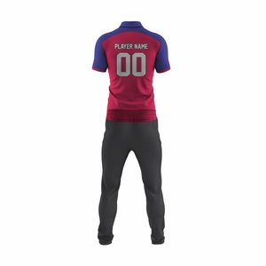 Latest New Sublimation Design Breathable 100% Polyester Cricket Jersey <b>Trouser</b> 2-Piece Set Professional Players Pakistani USA - Product Image 6