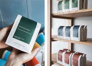 Tùy chỉnh in có thể tái chế <span class=keywords><strong>doypack</strong></span> trà cà phê đứng túi có van và dây kéo Có thể phân hủy Mylar & nhôm lá Zip khóa túi - Product Image 5