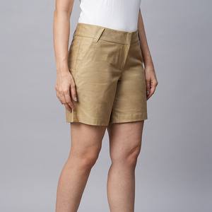 2025 nuevo estilo cintura elástica deportes gimnasio Fitness pantalones cortos Color sólido pantalones cortos para correr con bolsillo pantalones cortos de algodón para mujeres - Product Image 3