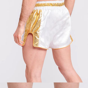 Nouveauté 2026 – Short de boxe Muay Thai MMA personnalisé en gros, vêtement d'arts martiaux, option frontale, respirant, séchage rapide, unisexe, 100 % polyester - Product Image 4