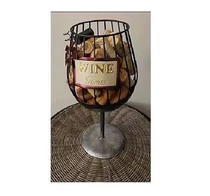 Novedad diseño moderno refrigerador pantalla regalo antiguo-Acabado botella de vino soporte de corcho Metal acero-hierro bebidas tinas cubos de hielo - Product Image 3