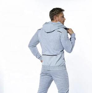 ... Conjunto deportivo para hombre, chándal, conjunto de dos piezas con chaqueta y pantalones para correr, perfecto para gimnasio al aire libre y uso informal. - Product Image 1