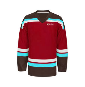 Jersey-Sublimación de secado rápido y bordado Jersey de hockey sobre hielo personalizado - Product Image 6