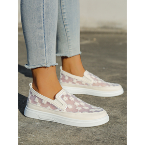 Zapatos náuticos deportivos informales de moda para mujer, transpirables y cómodos, diseño fácil de deslizar para uso en exteriores - Product Image 3