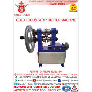 Coupe-bande à double lame en acier inoxydable avec fonction réglable Outil doré - Product Image 1