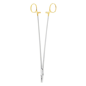 Pince porte-aiguille Debakey en bois Crile de qualité supérieure TC demi-or droit 270 mm 10 58 pouces pince d'opération chirurgicale OEM - Product Image 3