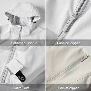 Custom Men's Sports Waterproof <b>Rain</b> <b>Jackets</b> Hooded Stand Windbreakers Winter Hiking <b>Plus</b> <b>Size</b> Casual Outdoor Wear High Street - Product Image 5