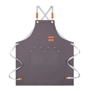Adjustable Soft Adult Bib <b>Apron</b> Heavy Duty Waterproof <b>Kitchen</b> Chef <b>Aprons</b> with 2 Pockets Reusable <b>Kitchen</b> Essentials - Product Image 5