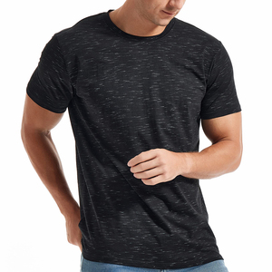 T-shirts pour hommes de qualité supérieure, confortables, faible MOQ, 100% coton, manches courtes, couleur unie, séchage rapide, best-sellers en vente - Product Image 5