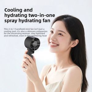 สเปรย์พ่นละอองน้ำแบบพกพาพร้อมพัดลมพกพาแบบชาร์จ USB สำหรับนักเรียน - เงียบ 45-50 เดซิเบล อายุการใช้งานแบตเตอรี่ 8-12 ชั่วโมง - Product Image 3
