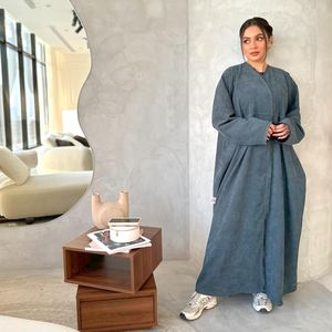 Abaya inspirée de la mode traditionnelle musulmane, taille unique XXL, élégante, sur mesure, couleur personnalisée, en soie, manches longues, anti-rides - Product Image 1