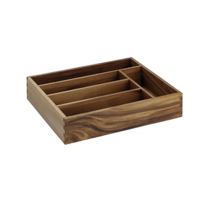Couverts de table de bonne qualité modernes et élégants en or rose Ensemble complet pour couverts de mariage Ensemble de 24 pièces Boîte cadeau en bois - Product Image 5