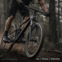 Cadre de VTT en fibre de carbone 1,2 kg 29er Hardtail avec passage interne des câbles, axe traversant, logo OEM personnalisé, fourniture directe usine