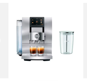 NEW STOCK FOR Z10 <b>Fully</b> <b>Automatic</b> <b>Coffee</b> <b>Machine</b> Aluminum White with Glass Milk Container, 16.9 Oz Doorstep Delivery - Product Image 1