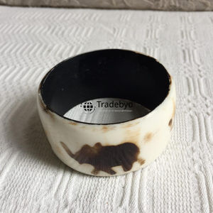 Bracelet en incrustation d'os artisanal, accessoire de mode élégant, qualité supérieure, cadeau unisexe, Tradebyd - Product Image 3