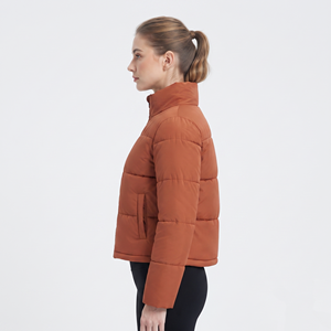 Veste matelassée en duvet de qualité supérieure pour la saison hivernale, design décontracté, personnalisable, respirante, pour femmes - Product Image 3