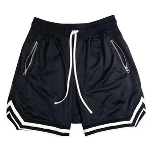 Custom Men's <b>5</b> <b>Inch</b> <b>Inseam</b> Gym <b>Shorts</b> 250G Heavyweight Quick Dry 100% Cotton Solid Eco-Friendly Blank Mesh Design for Basketball - Product Image 2