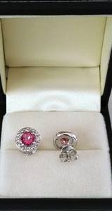 ต่างหูเม็ดเล็กสีเงิน925หรูหราสำหรับผู้หญิงกระดุมประเภทเครื่องประดับควอตซ์มะนาว - Product Image 2