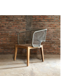 Hot Sale Wooden Natural Rattan Woven Dining Chair <b>Backrest</b> for Living Room Balcony or Leisure Single Chair - Product Image 3