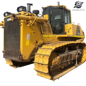 Bulldozer sur chenilles Komatsu D155 d'occasion, 41 tonnes, capacité de la benne de 11 m³, marque japonaise d'origine, grand bulldozer avec ripper, certifié CE - Product Image 1