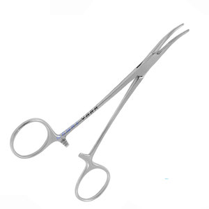 Pinzas Hemostáticas Curvas de 15.0 cm, Instrumento Quirúrgico de Acero Inoxidable de Precisión para Control Hemostático - Product Image 1