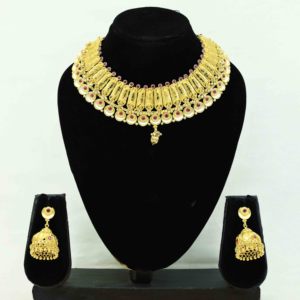 เครื่องประดับแฟชั่นขายส่ง ชุบทอง 14K 18K 24K ชุดสร้อยคอแบบต่างๆ เครื่องประดับอินเดีย เครื่องประดับทองเหลืองชุบทอง Oro Joyeria - Product Image 2