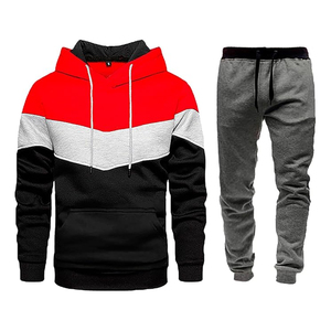 Conjunto Deportivo Informal para Hombre con Capucha, Cierre Completo y Cintura Elástica - Product Image 5