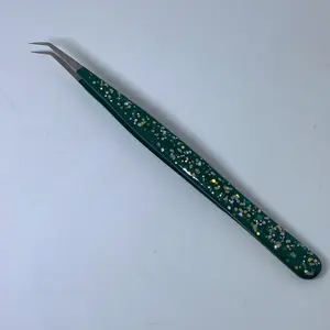 Eyelash Tweezers Stainless Steel Fine Quality Straight and Curved Top Lash Tweezes Eyelash extension supplies