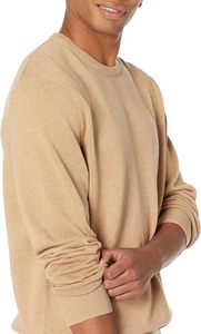 Sweat à capuche unisexe en coton épais et à épaules tombantes pour hommes Streetwear Fleece Pullover - Product Image 4