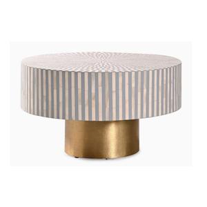 Top Marbre Et Métal Boissons Côté Fin Petits Cafés Table De Luxe Salon Meubles Moderne Usage Domestique En Gros Article Nouvelle Arrivée - Product Image 5