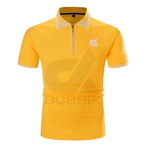 Vente en gros de t-shirts polo de haute qualité pour hommes T-shirt polo en coton personnalisé en tissu respirant pour hommes T-shirt Ringer - Product Image 1