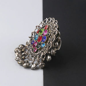 ชุดเครื่องประดับทำมือคุณภาพสูง แนวโน้มใหม่ปี 2024-25 ชุดเครื่องประดับอัฟกันหลากสี สร้อยข้อมือ กำไล สร้อยคอ - Product Image 6