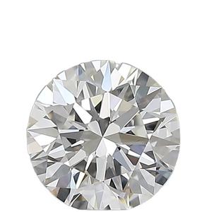 เพชรเจียระไนทรงกลมสวยงาม1.02กะรัต VVS2สีคมชัดทรงหลวมได้รับการรับรองจากผู้ผลิตอินเดีย - Product Image 1