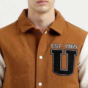 Ropa de calle Chaqueta de béisbol de tamaño y color personalizada de excelente calidad Último precio Ropa Bordado Varsity Chaquetas - Product Image 5