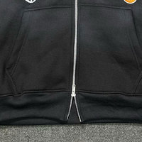 Sudadera con Capucha al por Mayor, Gruesa, 100% Algodón, Forro Polar de Invierno, Ecológica, para Hombre, con Logotipo Bordado Personalizado, 350 g/m², en Blanco para Venta al por Mayor