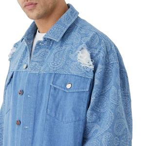 Chaqueta Vaquera Transpirable y Ecológica de Primavera para Hombre, Personalizable al por Mayor - Product Image 3