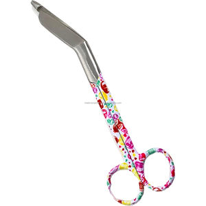 Tijeras Médicas Lister para Vendajes, Manuales, Duraderas, Rosas, Multicolor, de Acero Inoxidable, para Trauma, CE ISO OEM ODM, Proveedor Mayorista - Product Image 1