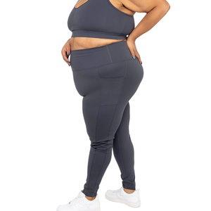 Leggings de Yoga de Compresión de Talla Grande con Cintura Alta, Tejido Elástico, Ropa Deportiva de Soporte, Pantalones de Entrenamiento para Gimnasio para Mujer - Product Image 5