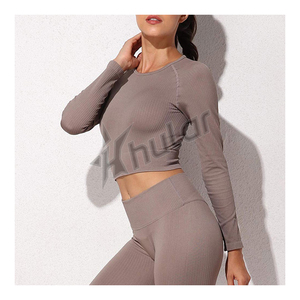 Leggings personnalisés soutien-gorge femme ensembles femmes deux pièces ensembles 2025 basique ensemble de vêtements de détente - Product Image 3