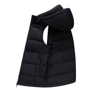 Gilet d'hiver décontracté léger de haute qualité pour homme, réversible, en laine, coupe-vent, imperméable, respirant, couleurs personnalisées - Product Image 4