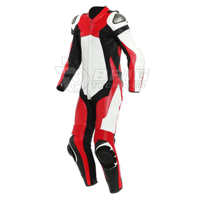 Combinaison de moto en cuir imperméable de qualité supérieure avec rembourrage de protection, design durable, élégante, conduite sécurisée toutes saisons - Product Image 3