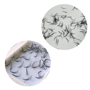 Top 5D Wispy pelo sintético volumen completo extensiones de pestañas hechas a mano nuevo suave OEM etiqueta privada personalizada para hermoso maquillaje diario - Product Image 5