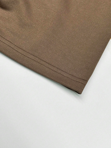 Camiseta de manga corta para hombre, 200 g, algodón, cuello redondo, color sólido, estilo simple, holgada, informal, en oferta, camisetas lisas para hombre - Product Image 6