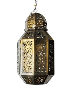 Linterna de metal marroquí hecha a mano, lámpara colgante recién llegada para decoración del hogar para Navidad - Product Image 4